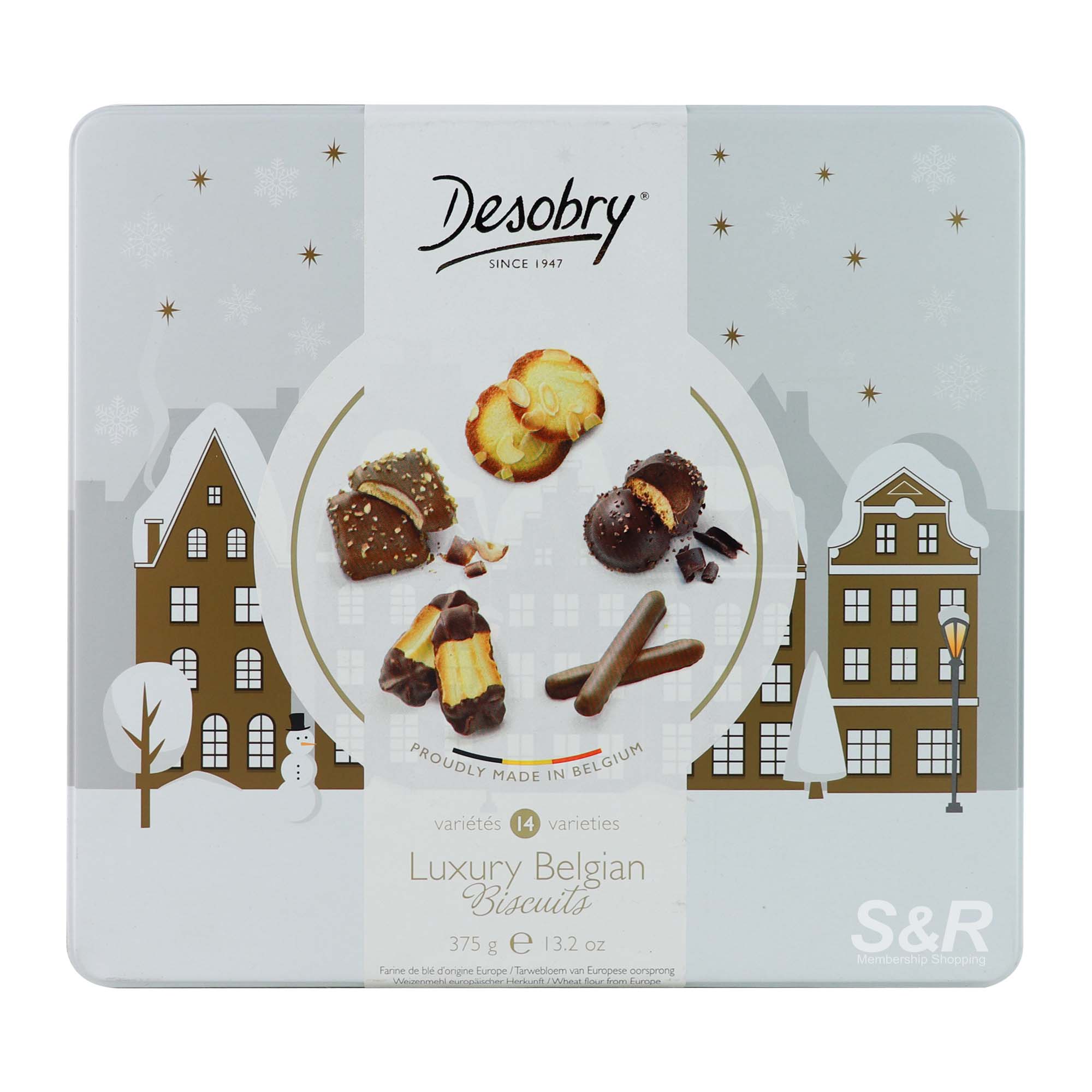 Desobry Luxury Belgian Biscuits 375g Desobry Luxury Belgian Biscuits 375g